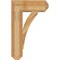Ekena Millwork Thorton Craftsman Rough Sawn Bracket, Western Red Cedar, 6"W x 20"D x 32"H BKT06X20X32THR04RWR - alternate 2